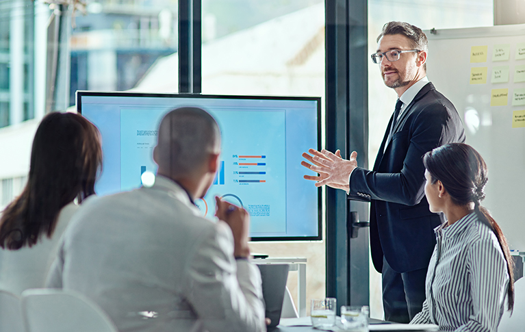 Structured, authoritative but approachable facilitation style